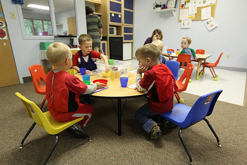 Помещение для занятий с детьми среднего возраста